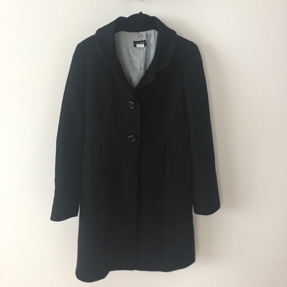 J. Crew Black Wool Coat - Picture 5 of 8